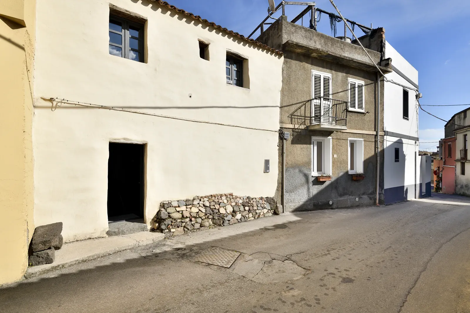 La casa dalla strada del centro storico
