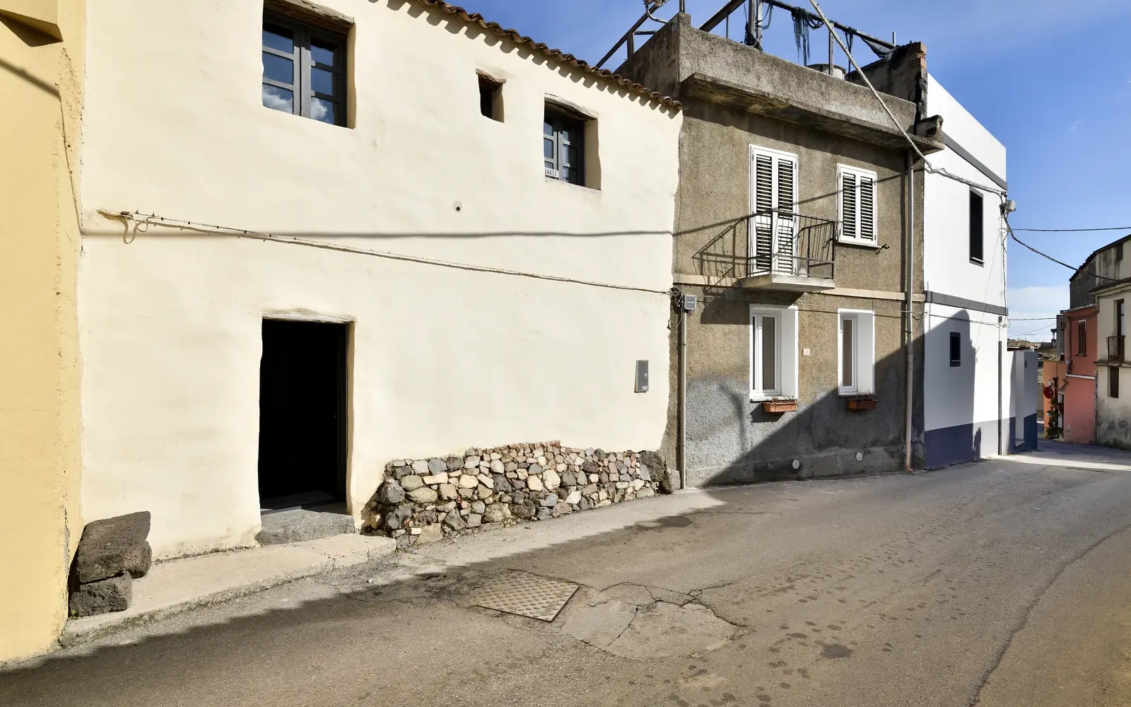 La casa dalla strada del centro storico